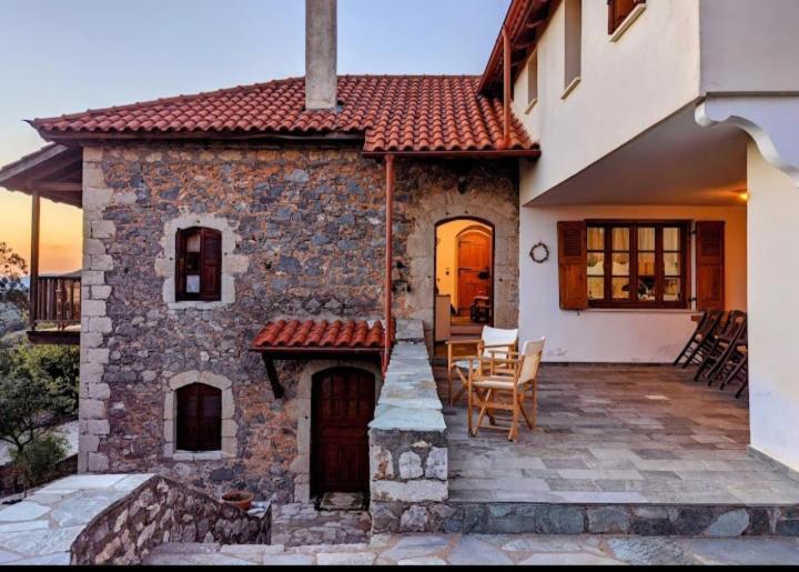 Arcadianis Villa At Psari Trikolonon Gortynia Psárion Dış mekan fotoğraf